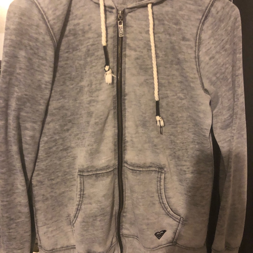 distressed grey jacket